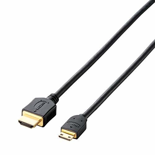 【中古】エレコム HDMI - mini HDMI ケーブル 1.5m 4K×2K対応 ブラック DH-HD14EM15BK_画像1