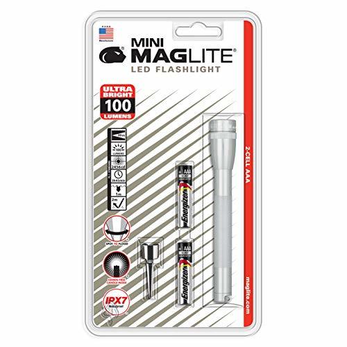 【中古】MAG-LITE(マグライト) ミニマグライト 2AAA LED(単四2本) SP32106 シルバー