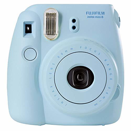 【中古】FUJIFILM インスタントカメラ チェキ instax mini 8ブルー NS MINI 8 BLUE_画像1