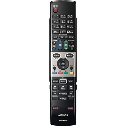 【中古】シャープ 液晶テレビ(AQUOS)純正リモコンGA820WJSA(0106380321)_画像1