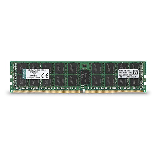 【中古】キングストン Kingston サーバー用 メモリ DDR4 2133(PC4-17000) 16GB×1枚 ECC Registered DIMM KVR21R15D4/16 永久