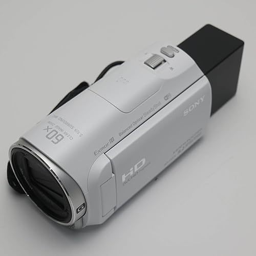【中古】SONY HDビデオカメラ Handycam HDR-CX670 ホワイト 光学30倍 HDR-CX670-W_画像1