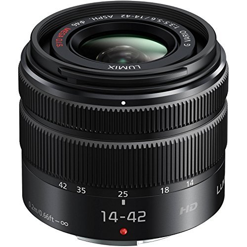 【中古】パナソニック 標準ズームレンズ マイクロフォーサーズ用 ルミックス G VARIO 14-42mm/F3.5-5.6 II ASPH./MEGA O.I.S. ブラック H-F_画像1