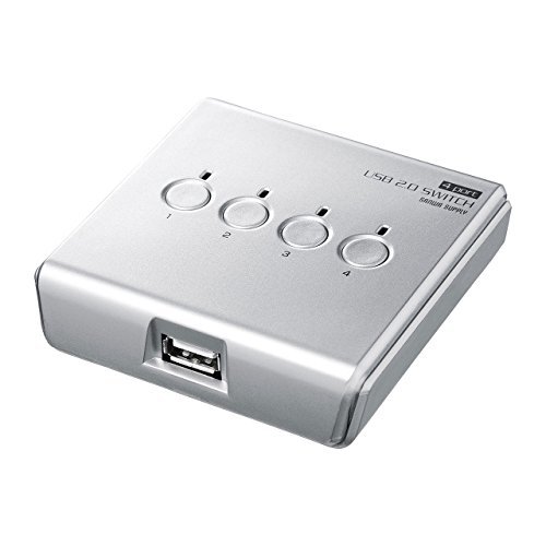 【中古】サンワサプライ USB2.0手動切替器(4回路) SW-US24N