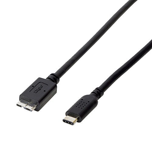 【中古】Digio2 USB3.1 Type-Cケーブル Gen.2 Type-C to USB3.1[microB] 1m ブラック ZUH-CMB3210BK_画像1