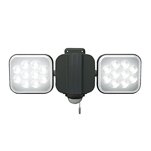 【中古】ムサシ RITEX フリーアーム式LEDセンサーライト(12W×2灯) 「コンセント式」 防雨型 LED-AC2024_画像1