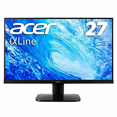 【中古】Acer モニター ディスプレイ AlphaLine 27インチ KA270HAbmidx フルHD VA フレームレス HDMI DVI D-Sub スピーカー内蔵 ブルーライ_画像1