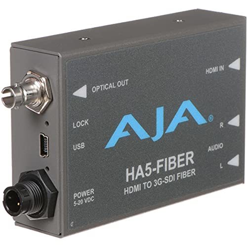 【中古】AJA HA5-Fiber HDMI to 3G-SDI ファイバービデオおよびオーディオコンバーター_画像1