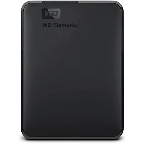 【中古】WD ポータブルHDD 4TB USB3.0 ブラック WD Elements Portable 外付けハードディスク / 2 WDBU6Y0040BBK-WESN_画像1