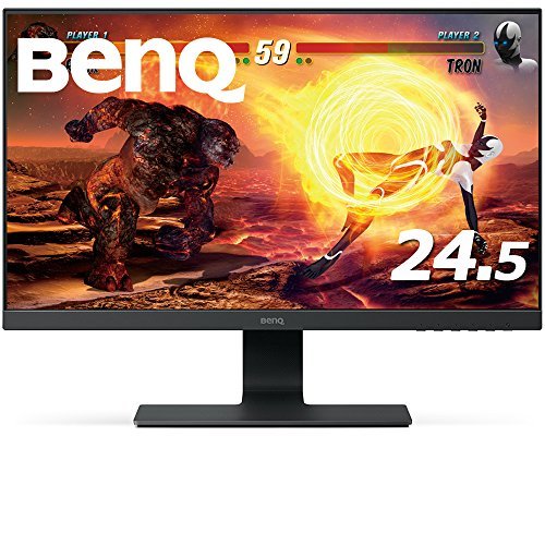 【中古】BenQ ゲーミングモニター ディスプレイ GL2580HM 24.5インチ/フルHD/TN/ウルトラスリムベゼル/HDMI,VGA,DVI端子/2ms/ブルーライト_画像1