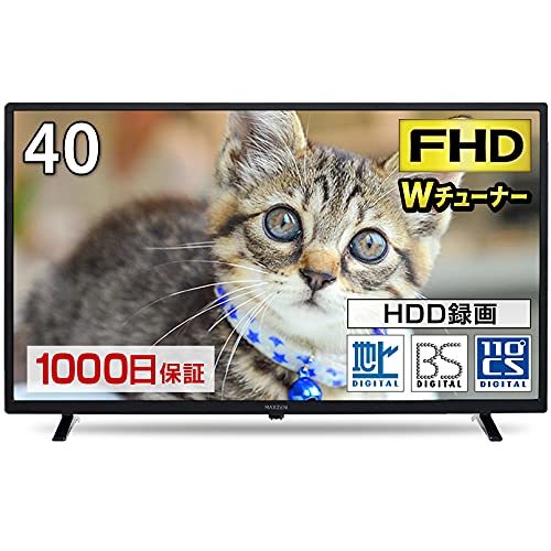 【中古】テレビ 40型 40インチ 地上・BS・110度CS フルハイビジョン液晶テレビ 外付けHDD録画機能 裏番組録画機能搭載 ダブルチューナー メ_画像1