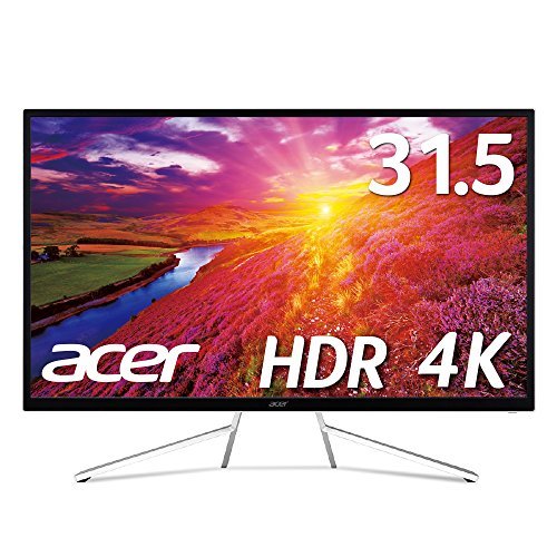 【中古】Acer 4K モニター ディスプレイ OmegaLine 31.5インチ ET322QKwmiipx VA HDMIx2 DisplayPort HDR FreeSync スピーカー内蔵 ブルー_画像1
