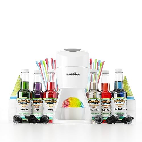 【中古】S900A Shaved Ice and Snow Cone Machine with 6 Flavor Syrup Pack and Accessories_画像1