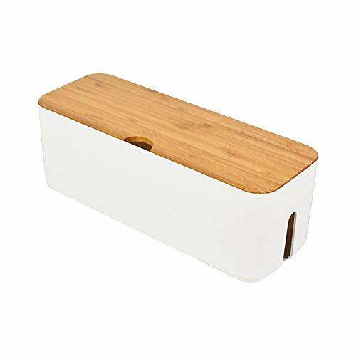 [ б/у ]Ladygogo Северная Европа интерьер разветвитель & ящик для кабелей стол ответвление место хранения box натуральное дерево & полимер производства ( белый / белый )