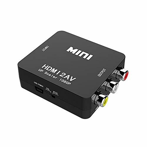 【中古】HDMI to AV コンバーター コンポジット HDMI to RCA 変換コンバーター PAL/NTSC切替 1080P対応 HDMIからアナログに変換アダプタ 音_画像1