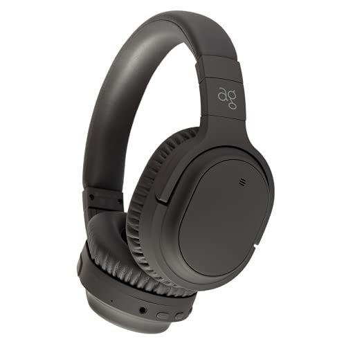 【中古】ag WHP01K 【AG-WHP01K】 ワイヤレス ヘッドホン Bluetooth ノイズキャンセリング ノイキャン ANC マイク付き（ダークグレー）_画像1