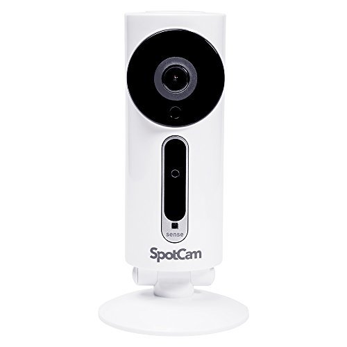 【中古】プラネックス SpotCam ネットワークカメラ フルHD クラウド録画・ 暗視機能・双方向通話対応 SpotCam-Sense_画像1