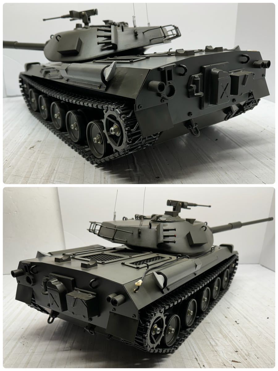 Bibian 比比昂- 三共製作所1/10 RC 戦車金属製陸上自衛隊74式 Bibian 比比昂- 三共製作所1/10 RC 戦車金属製陸上自衛隊74式