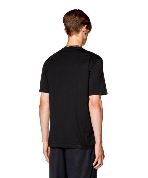 DIESEL Tシャツ フロントグラフィック　全面プリント　ブラック XLサイズ _画像2