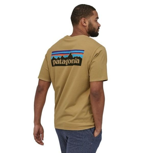 PATAGONIA パタゴニア P-6 ロゴ オーガニック メンズ Tシャツ P-6 LOGO ORGANIC T-SHIRT 38535 CLASSIC TAN CSC クラシックタン　XLサイズ