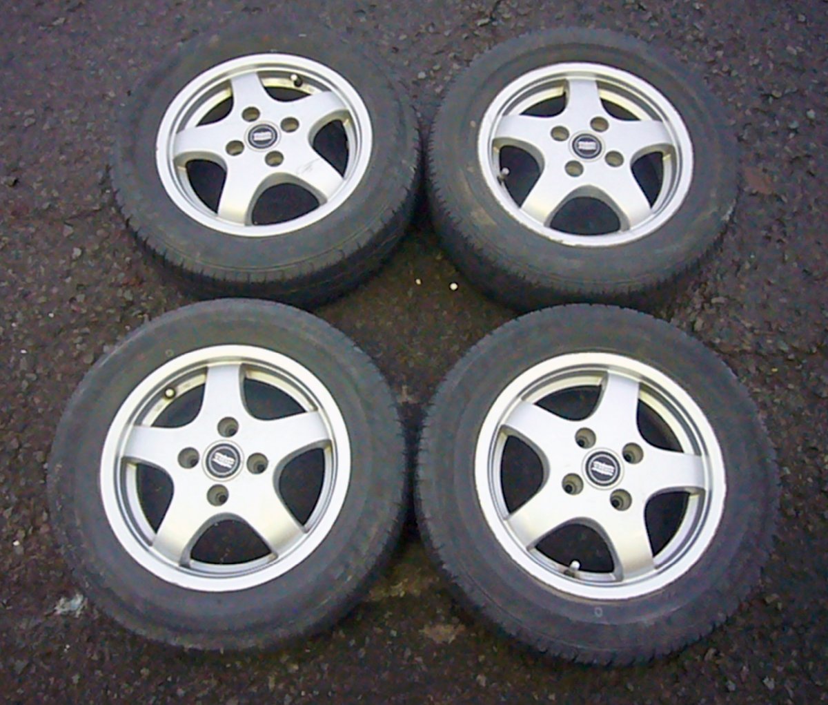 ☆TRIP 13インチホイル【4.5J 4H 100+43】夏タイヤ 165/65R13 USED品☆_画像1