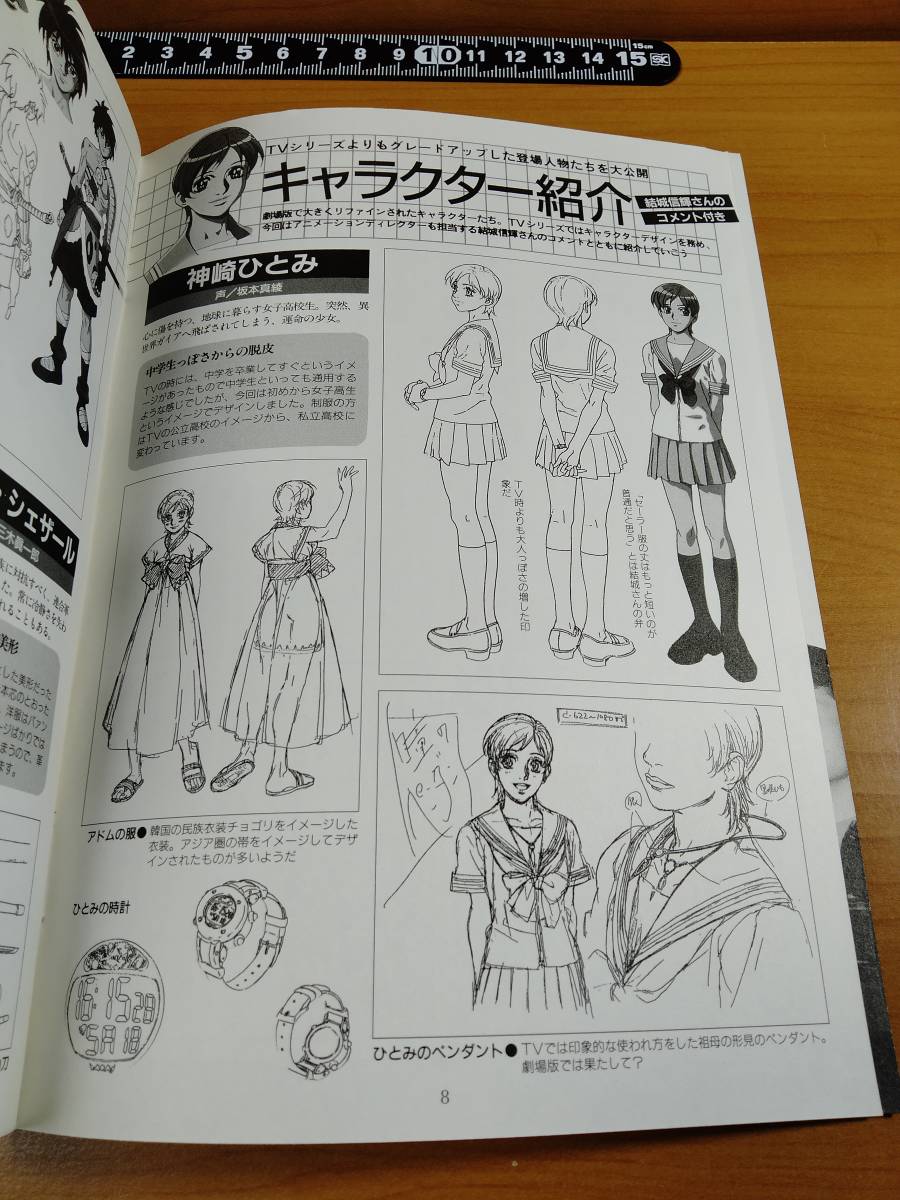 【ふろく】アニメージュ2000年 7月号 エスカフローネ GUID BOOK 設定資料　監督インタビュー　ほか_画像5