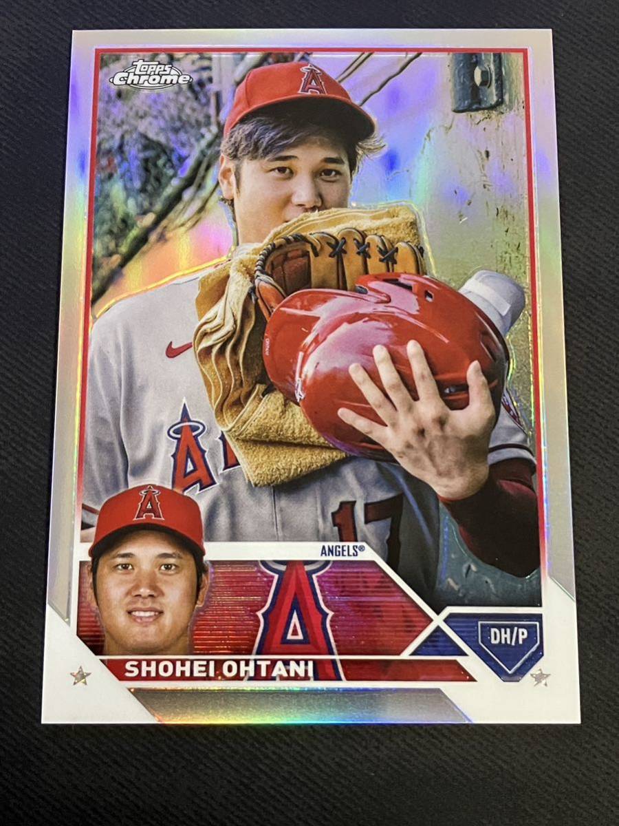 最新な Topps 2023 Chrome 大谷翔平 Angels #17 Print Short SP