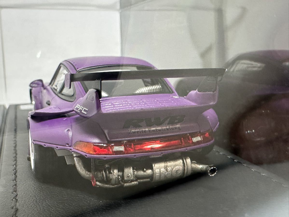 [絶版品] 1/43 IG2174 RWB 993 Matte Purple ignition model イグニッションモデル 中井 Porsche ポルシェ RAUH-Welt BEGRIFF _画像3