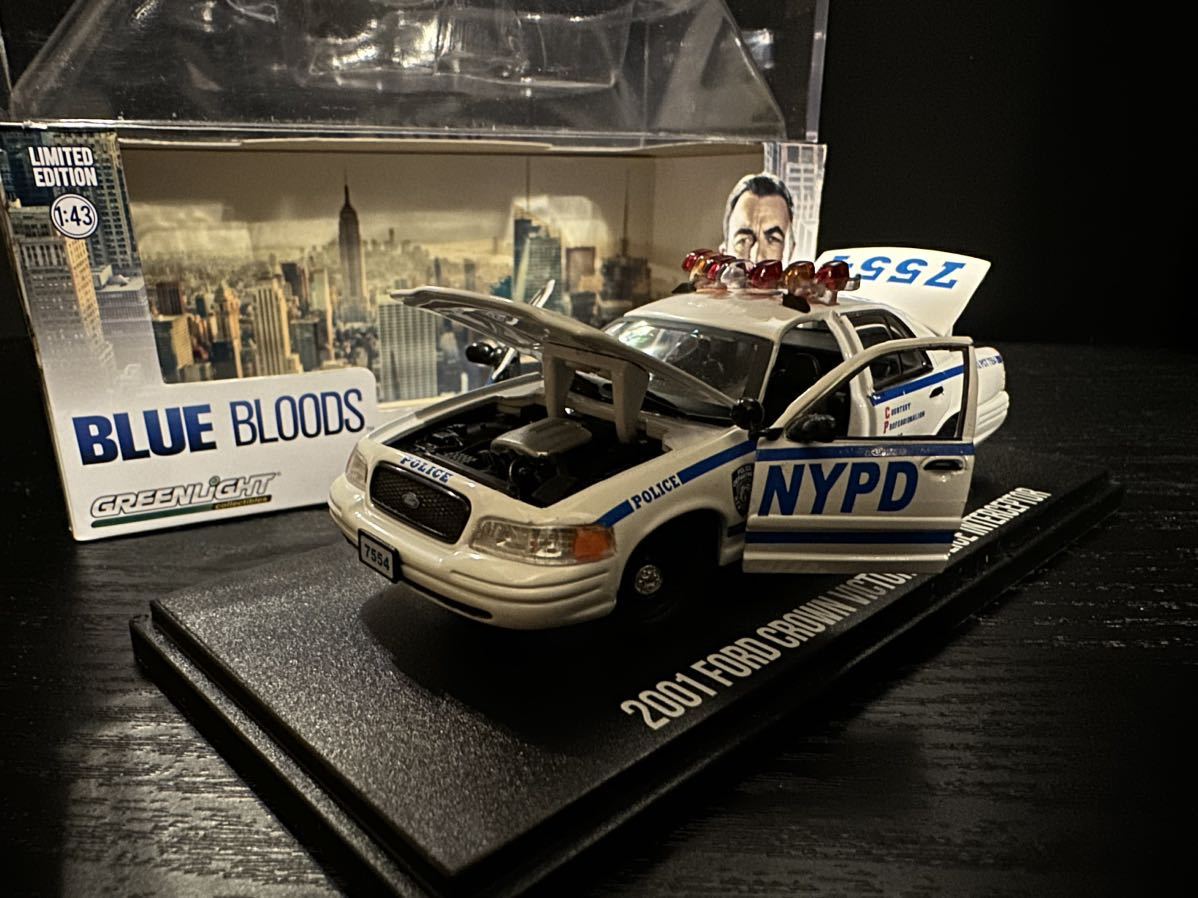 [絶版品] 1/43 GreenLight Ford Crown Victoria NYPD Police グリーンライト フォード クラウン ビクトリア ポリス ニューヨーク NewYork