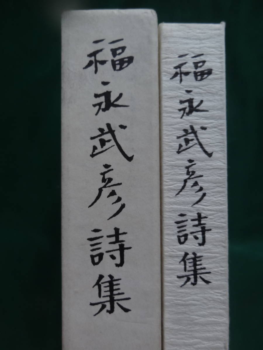 福永武彦詩集　 1984年 　岩波書店　初版_画像1