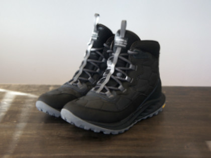 ★ 24.5cm (US7.5) ★ MERRELL メレル アントラ 3 サーモ MID WP 067772 Black 黒 ウインターブーツ ジップ付 軽量 アウトドア 新品 正規品