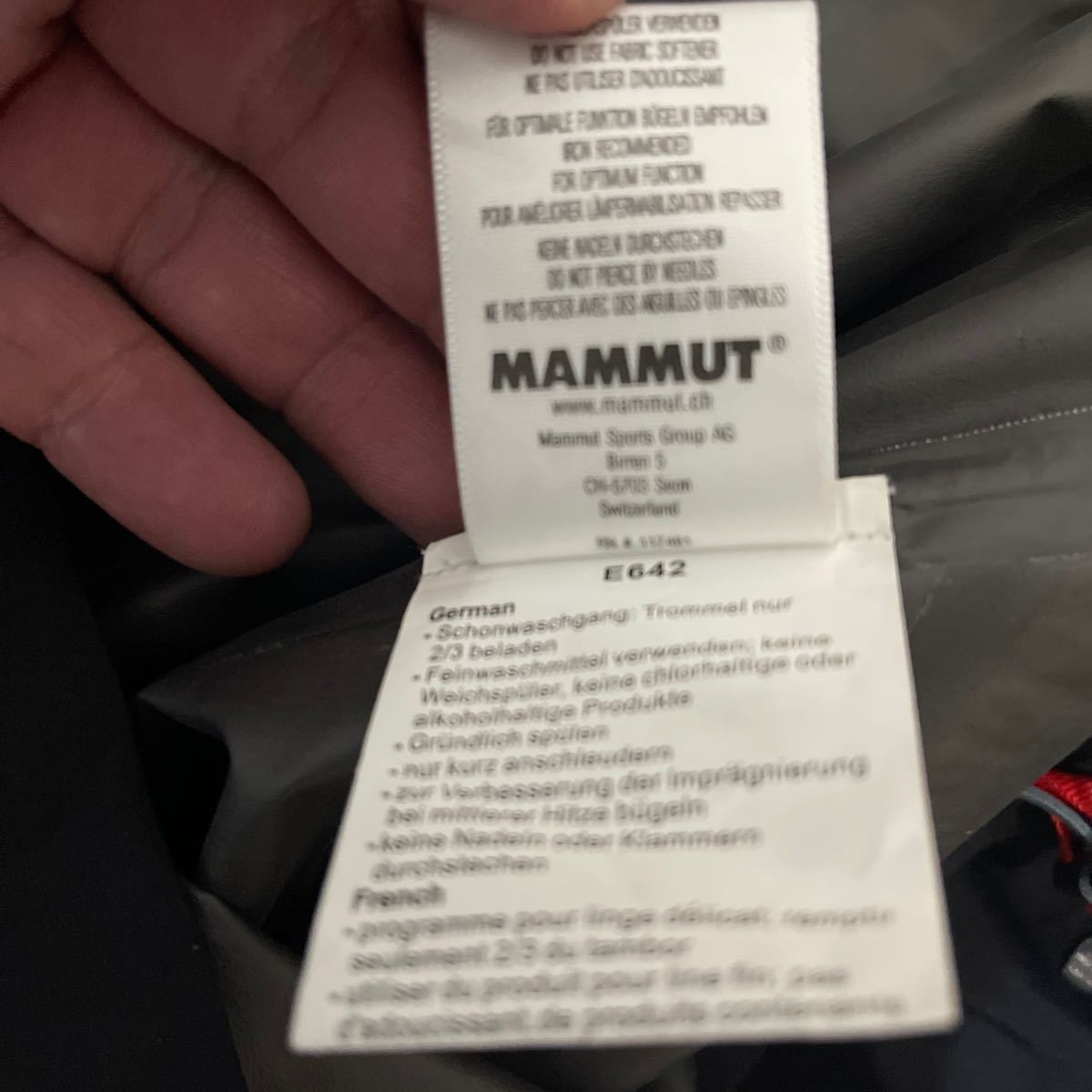 未使用 MAMMUT ULTIMATE ADVANCED JACKET MEN GORE-TEX カラー 未使用 MAMMUT ULTIMATE ADVANCED JACKET MEN GORE-TEX カラー