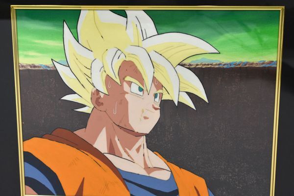 ドラゴンボールZ 孫悟空」セル画額 背景 19×26 F:39.5×47 DRAGON ドラゴンボールZ 孫悟空」セル画額 背景 19×26 F:39.5×47 DRAGON