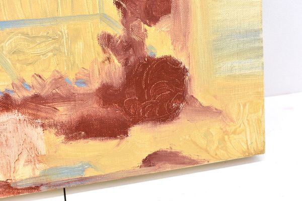 松井智恵作品「Picture 2016-21」　油彩　キャンバス　裏にサイン、タイトル　27.3×41　2016_画像6