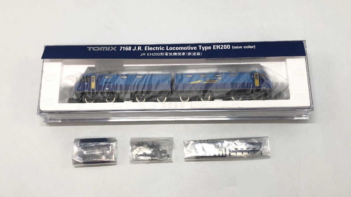 美品 付属品未開封 TOMIX 7168 JR EH200系電気機関車(新塗装) Nゲージ トミックス 鉄道模型 ☆良品☆ [37-1124-2N2]_画像2