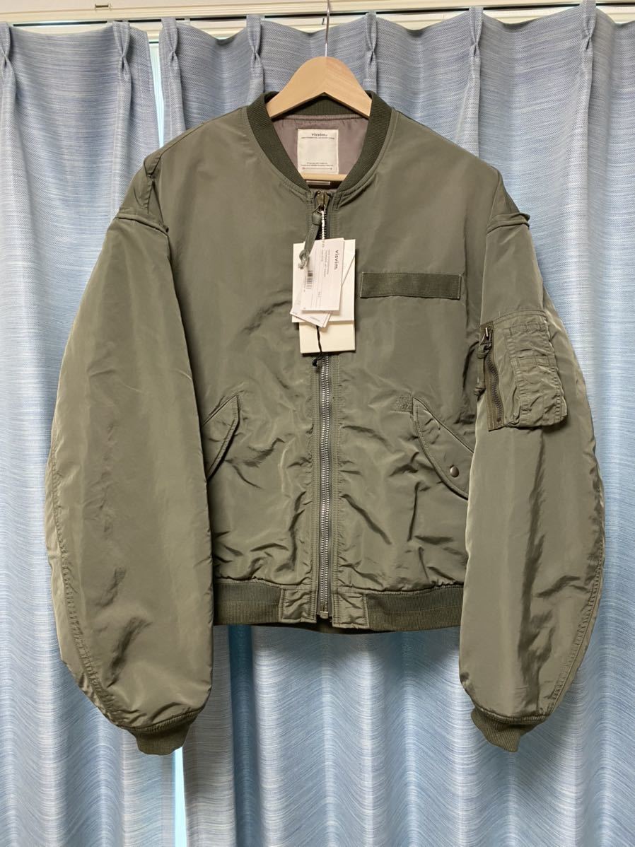 visvim 23aw THORSON JKT CRASH OLIVE Size3 MUD DYE MA-1 の visvim 23aw THORSON JKT CRASH OLIVE Size3 MUD DYE MA-1 の