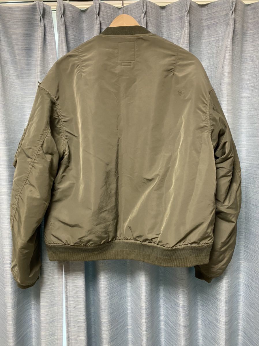 visvim 23aw THORSON JKT CRASH OLIVE Size3 MUD DYE MA-1 の visvim 23aw THORSON JKT CRASH OLIVE Size3 MUD DYE MA-1 の