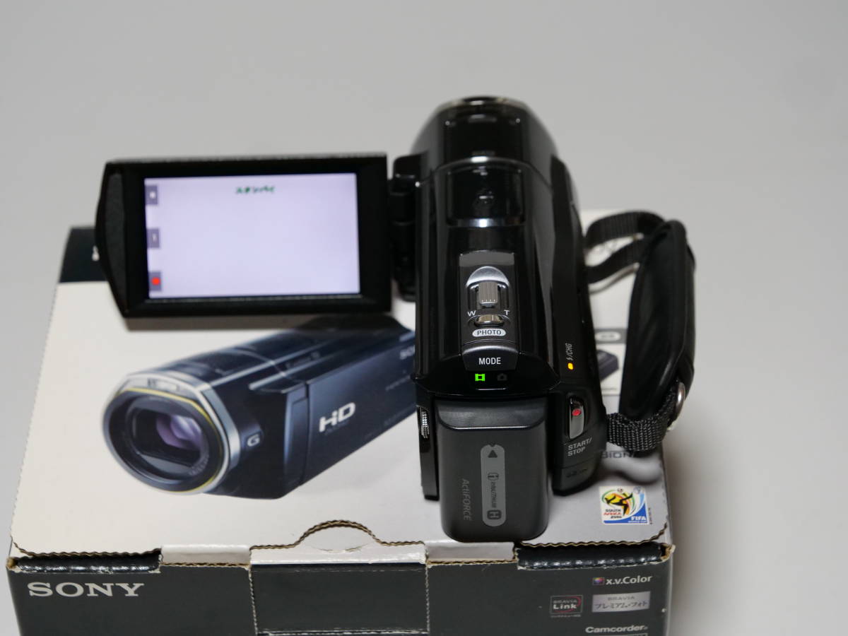 SONY ソニー HANDYCAM ハンディーカム デジタルHDビデオカメラレコーダー HDR-CX520V 64GB バッテリー2本 個人使用_画像5