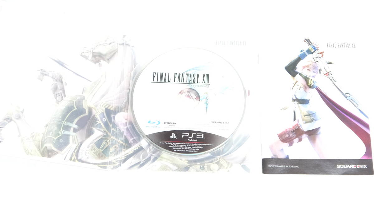 《送料無料》PS3ソフト　ファイナルファンタジーXⅢ　ファイナルファンタジー13　プレイステーション3ソフト