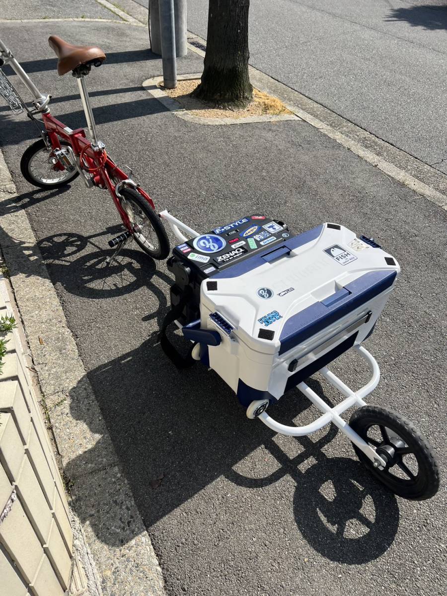 自転車　牽引　釣り具　釣り　リヤカー_画像5