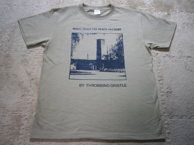 難ありxx/THROBBING GRISTLE Ｔシャツ/サンドカーキMサイズ// whitehouse merzbow hanatarash spk gerogerigegege ハナタラシ ゲロゲリゲゲ_画像3