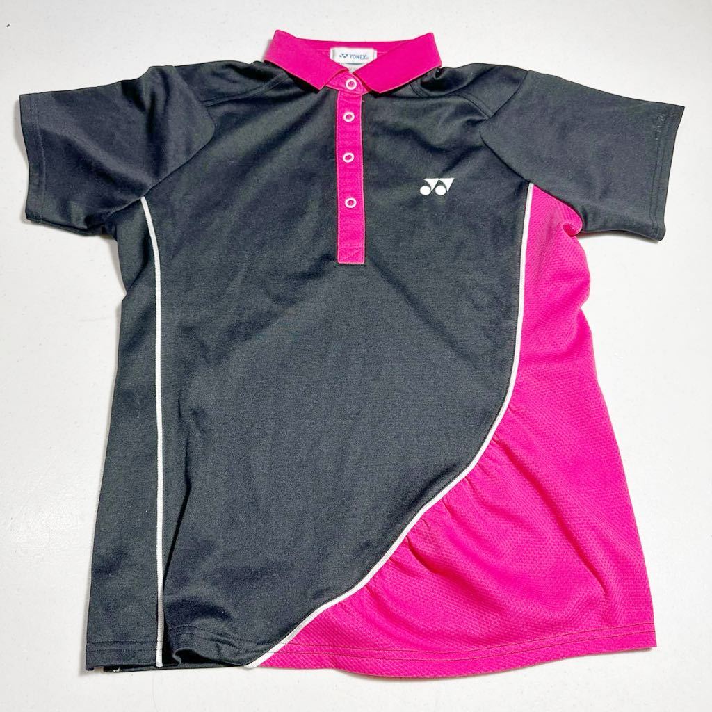 ヨネックス YONEX 女子テニス バドミントン 刺繍ロゴ ポロシャツ 女性用Lサイズ_画像1