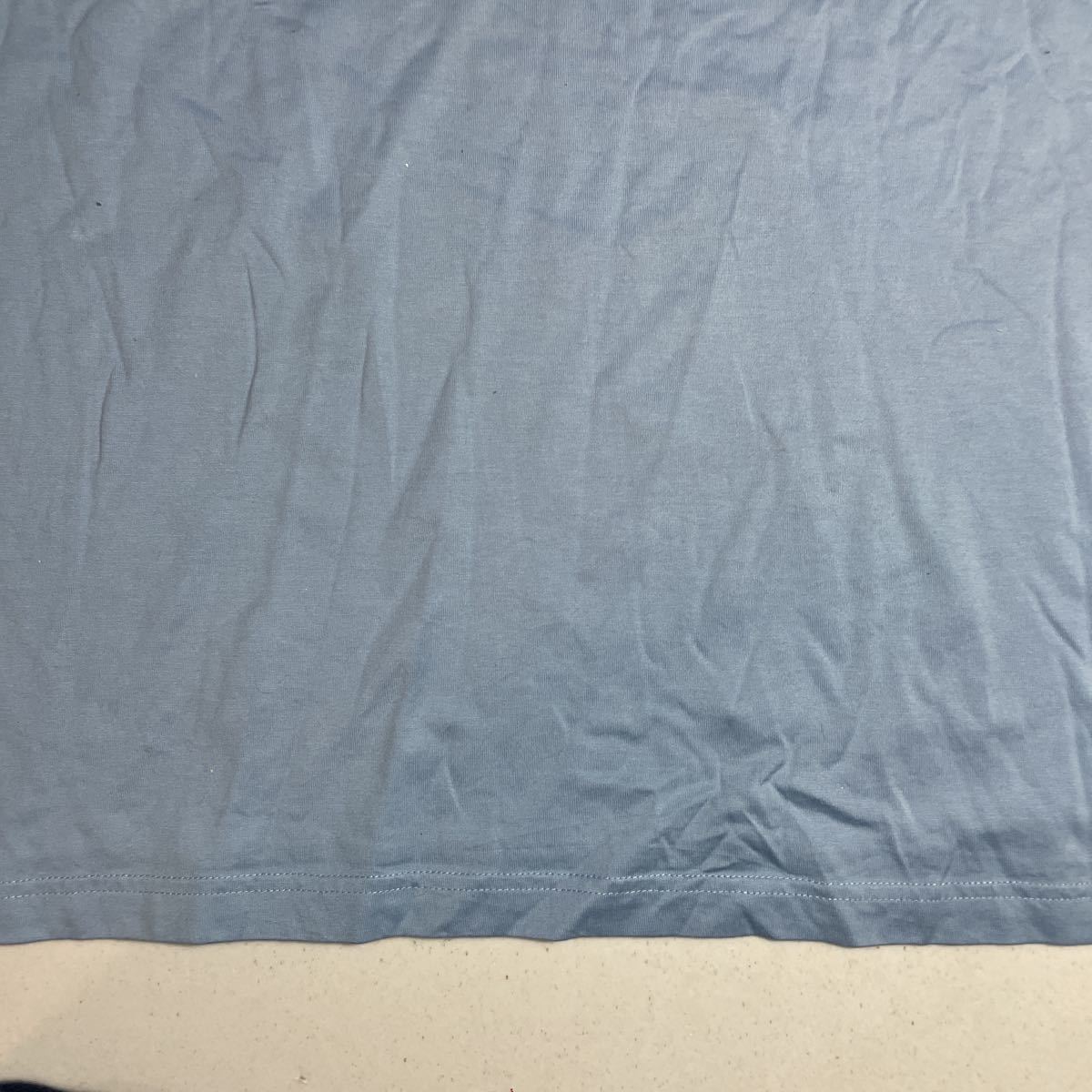 IZOD 水 ブルー 刺繍ロゴ ゴルフ トレーニング用 ハイネック インナーシャツ XLサイズの画像9