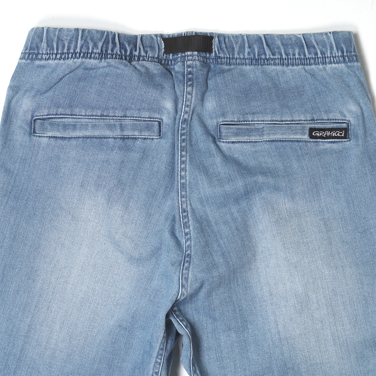  GRAMICCI × NANO UNIVERSE 別注 ストレッチデニムパンツ【S】MEDIUM WASH グラミチ ナノユニバース ジーンズ テーパード GMP-21S1720