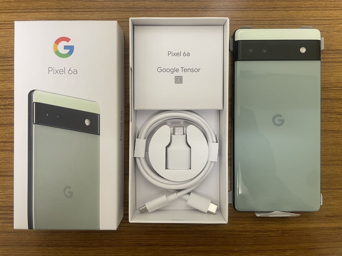 【未使用】Google Pixel 6a 128GB Sage (セージ) ケースおまけ【送料無料】_画像3