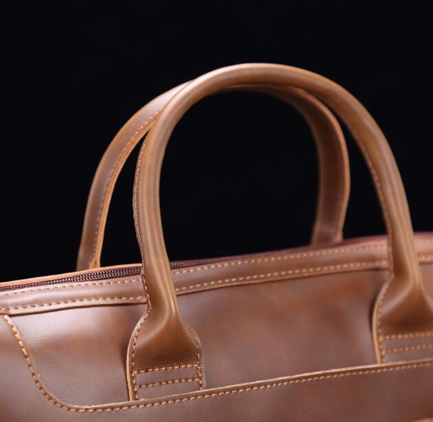 多機能 PU革 メンズ 鞄ハンドバッグ ハンドバッグ 綺麗ヌメ革 ビジネスバッグ_画像5