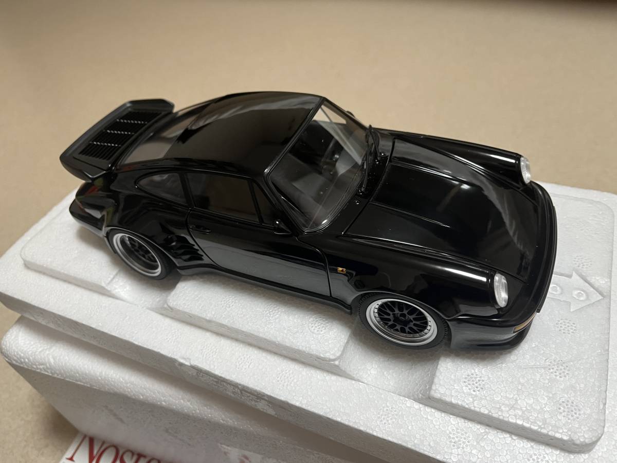 AUTOart 1/18 ポルシェ 911 (930) ターボ ブラックバード 完成品　湾岸ミッドナイト 新品ケース付き_画像4