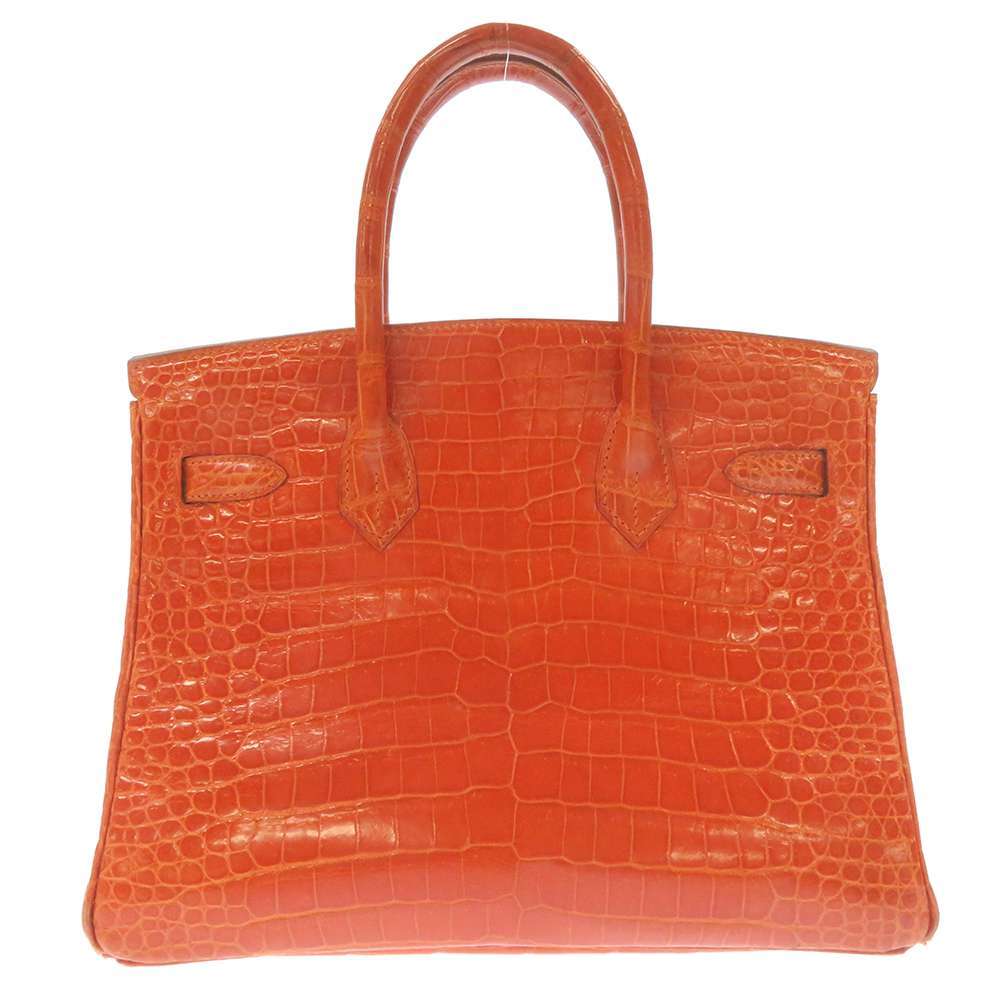 エルメス バーキン30 ポティロン/シルバー金具 ポロサス シャイン HERMES Birkin ハンドバッグ 【安心保証】_画像3