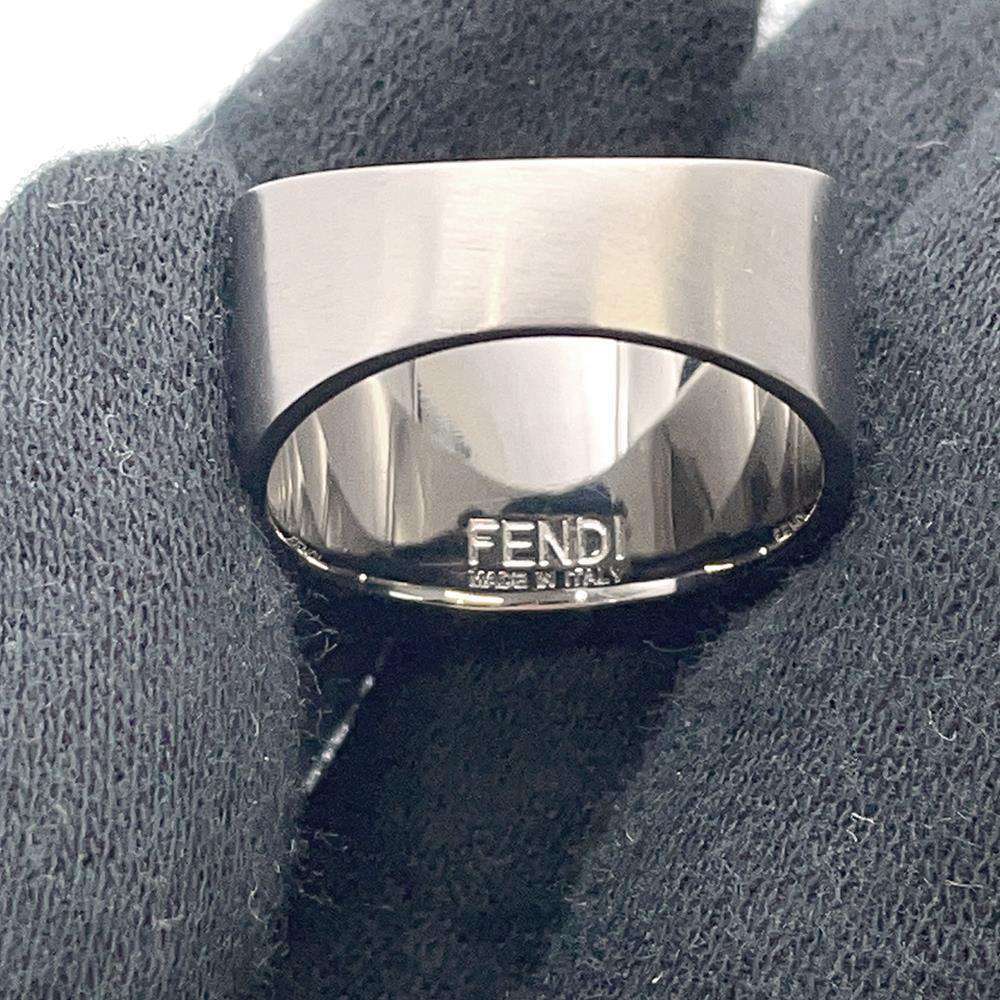 フェンディ リング FF ロゴ メタル サイズM FENDI 指輪 メンズ_画像7