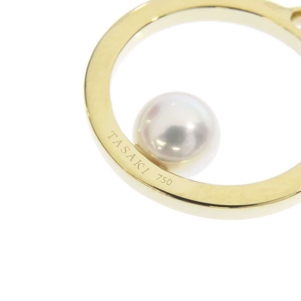 tasaki earrings kinetic ... pearl pearl K18YG TASAKI E-4143-18KYG jewelry 2way [ safety guarantee ]